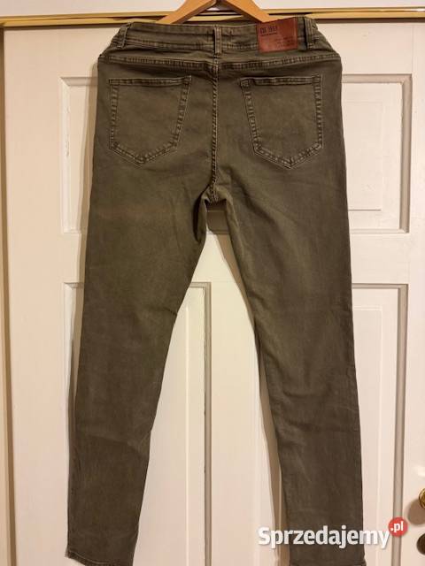 Jeansy męskie 3232 Carry khaki bawełna ze Rozmiar S Częstochowa