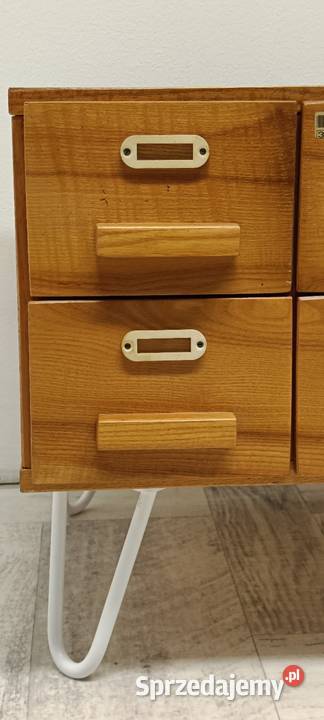 szafki nocne nakastliki drewniane vintage design Radomsko sprzedam