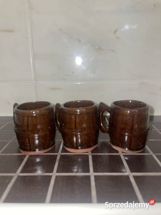 Ceramiczne kubki do picia w stylu Tiki Antyki, Sztuka, Kolekcje Warszawa