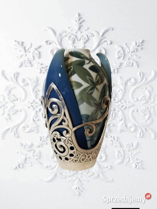 Porcelanowy Wazon BingGrondahl z 1900r dolnośląskie Dzierżoniów