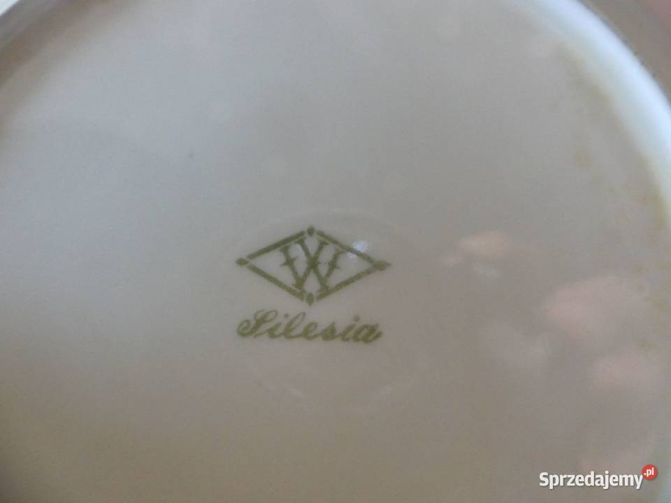 Urokliwe trio Tułowice Tillowitz Woolworth 1928 Porcelana i szkło wielkopolskie Poznań