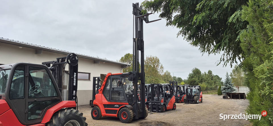 Wózek Widłowy Linde H60T 2560 mth Triplex 570 m Małkinia Górna sprzedam