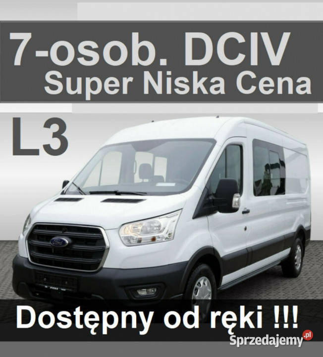 Ford Transit L3H2 Brygada 130 Super Niska 7os Rok produkcji 2025 Ford Szczecinek sprzedam