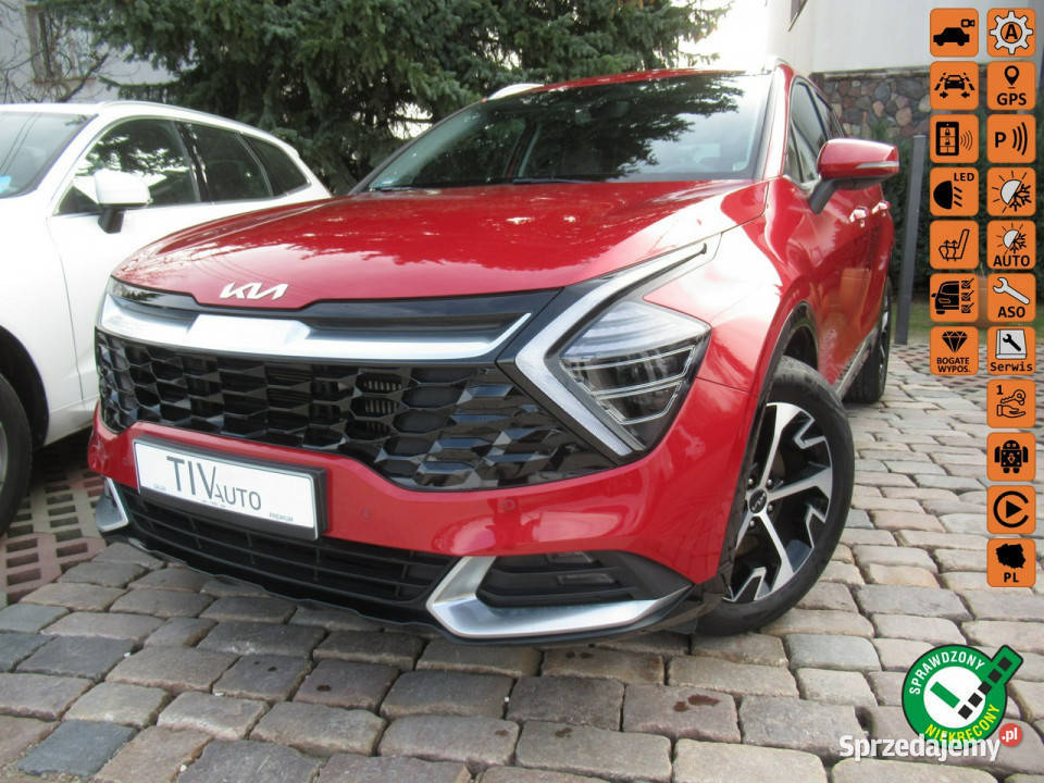 Kia Sportage BEZWYPADKOWY Fabryczna Gwarancja elektrochrom. lusterko wst.