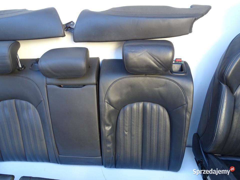 FOTELE FOTEL KANAPA PÓŁSKÓRA KOMPLET SLINE AUDI