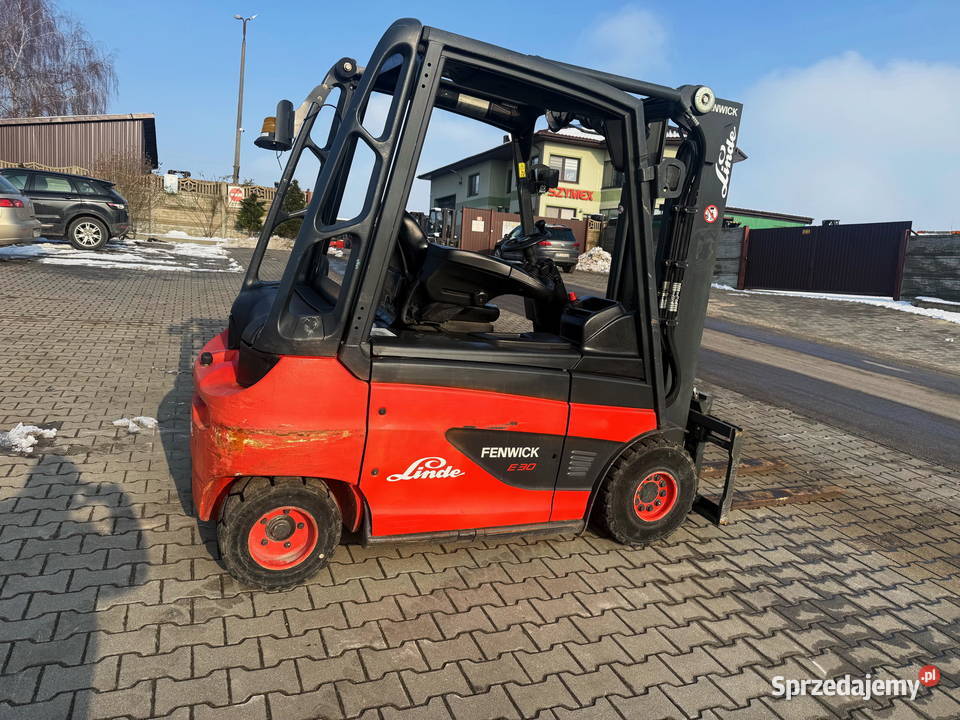 wózek widłowy elektryczny LINDE E30 wolny skok Działoszyn