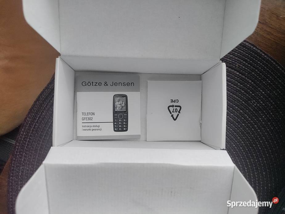 Telefon GTZE JENSEN GFE302 Czarny Sanok