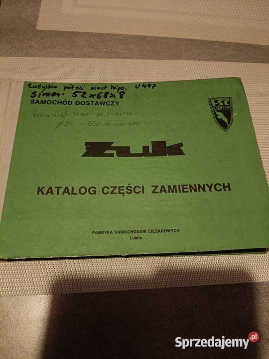 Żuk Katalog części zamiennych 1988 sprzedam