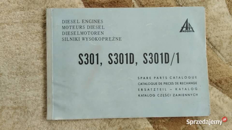 Katalog części silnik wysokoprężny S301 S301D Lublin