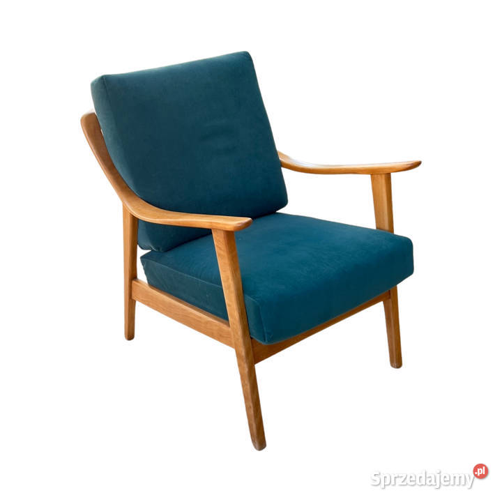 Modernistyczny fotel klubowy Casala Niemcy lata 90cm Warszawa