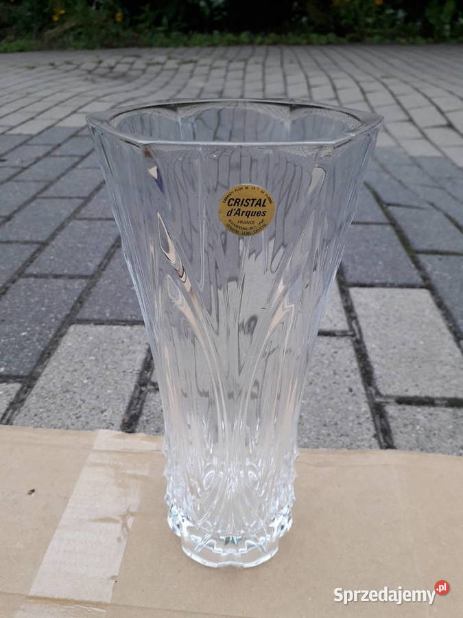 Elegancki wazon Cristal dArques Francja Warszawa
