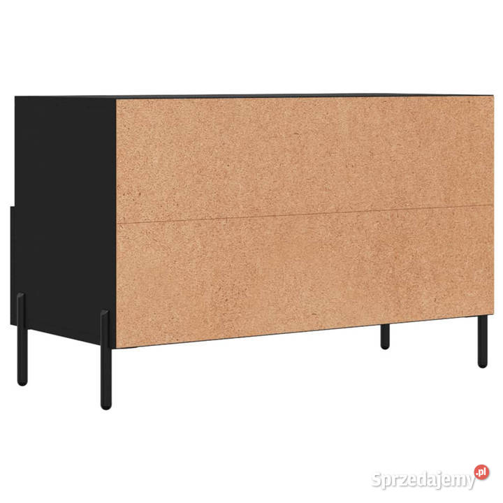 Szafka pod TV czarna 80x36x50 materiał mazowieckie Warszawa