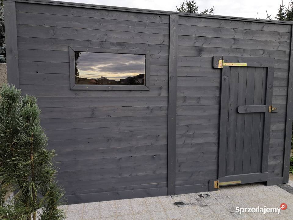 Domek ogrodowy narzędziowy schowek drewutnia Ogród Kawnice
