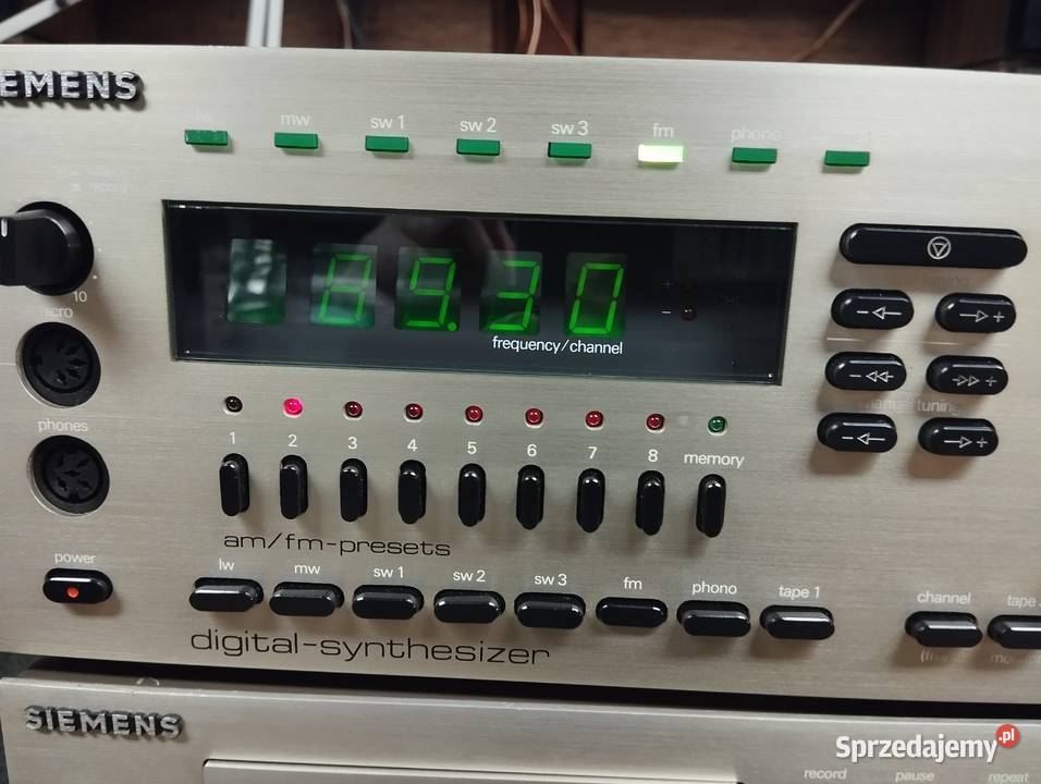 wieża Stereo Siemens RS555 AmplitunerMagnetofon Zabrze sprzedam