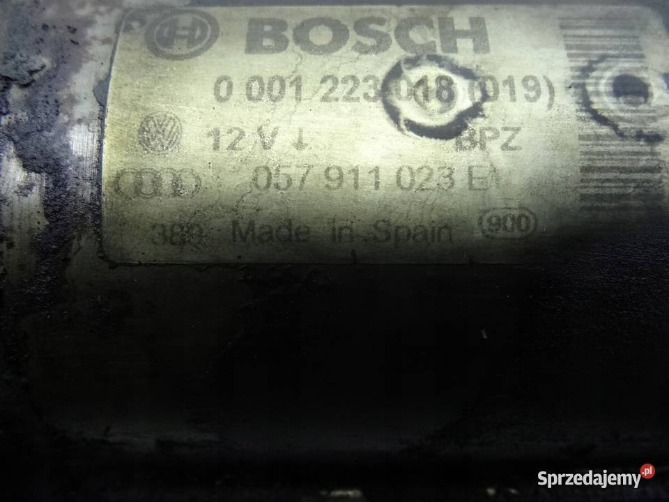VW TOUAREG AUDI D3 40 ROZRUSZNIK 057911023E osobowe Układ elektryczny silnika Przemęt