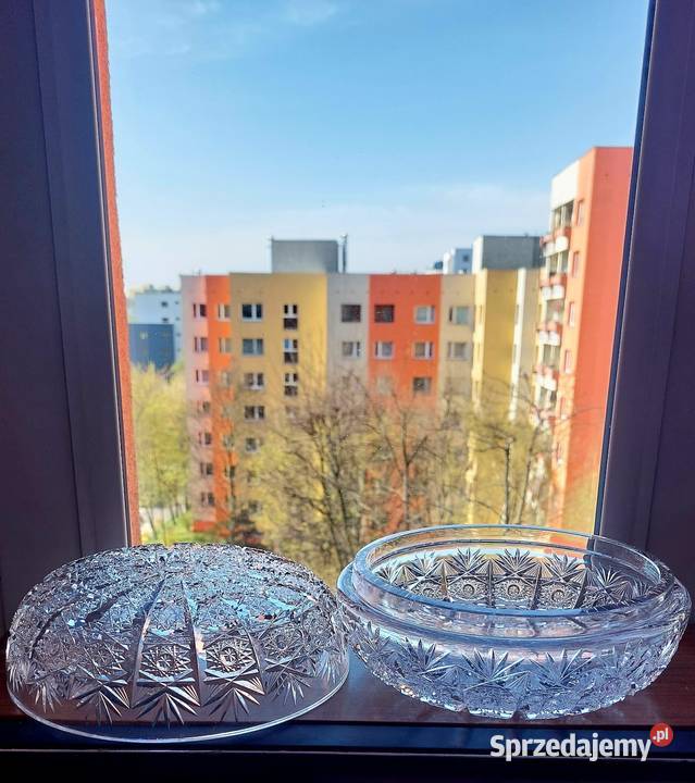 Duża bomboniera kryształowa BOHEMIA Wrocław