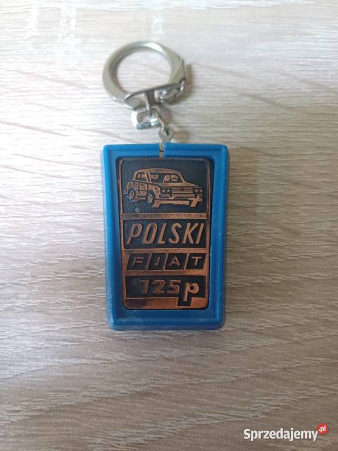 Stary brelok breloczek Polski FIAT 125p PRL Kraków