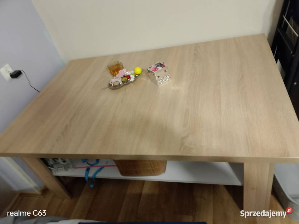 Stolikława dąb sonoma biały