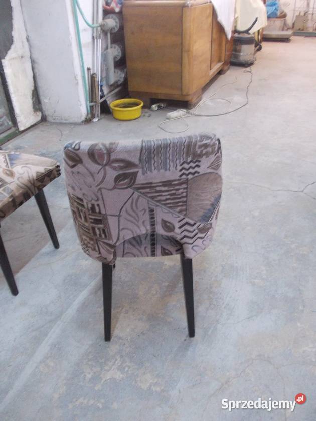 Stare krzesła muszelki PRL vintage 2