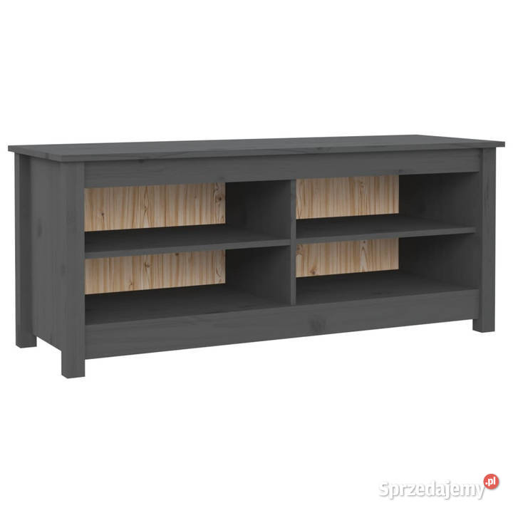 Szafka na buty szara 110x38x455 lite drewno Warszawa