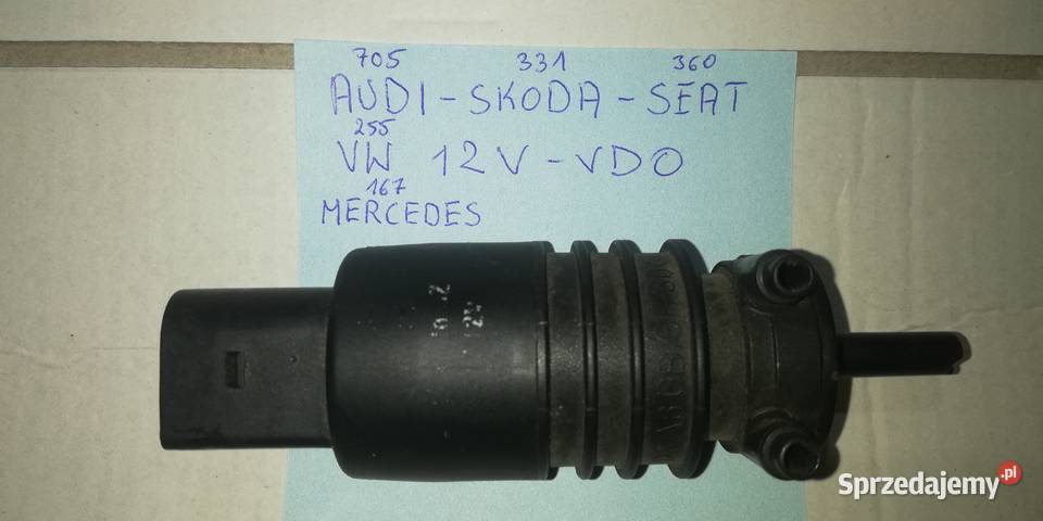 pompka spryskiwacza Audi Mercedes Seat Skoda VW łódzkie Piotrków Trybunalski