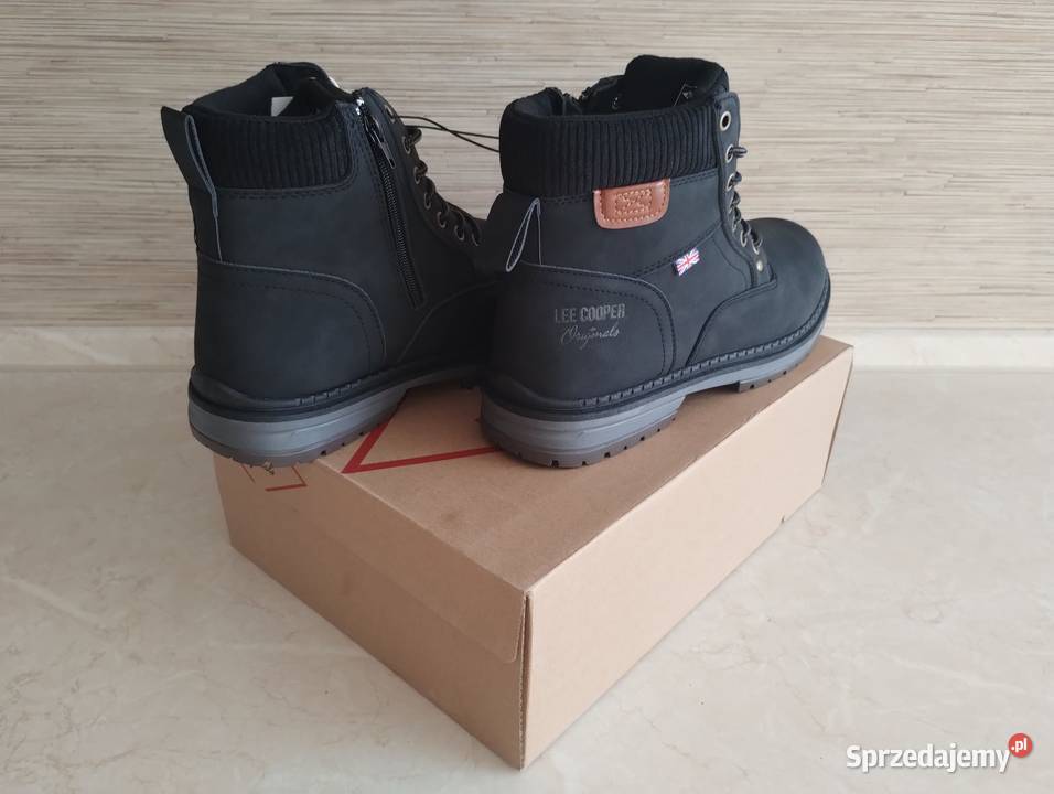 NOWE Buty męskie ocieplane sznurowane z zamkiem Pozostałe Zabrze