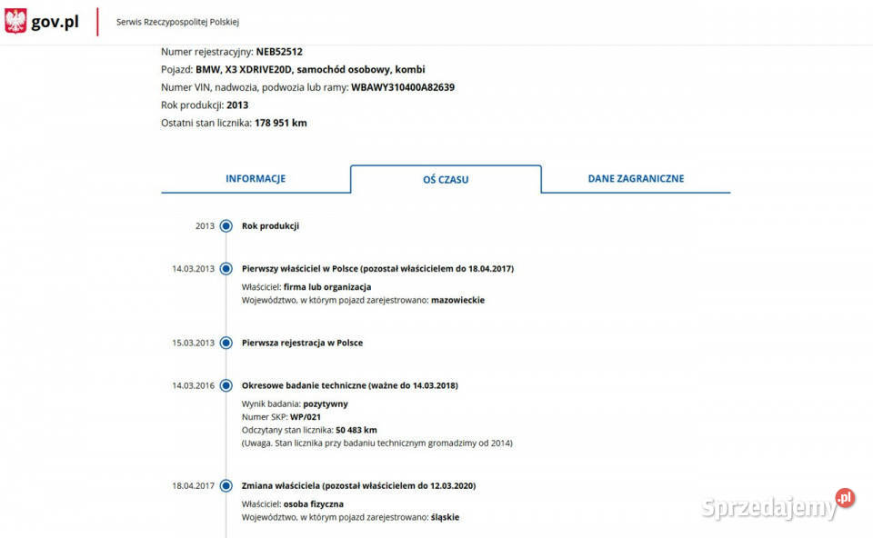 BMW X3 20 Diesel Moc 184 4X4 Automat Salon Elbląg