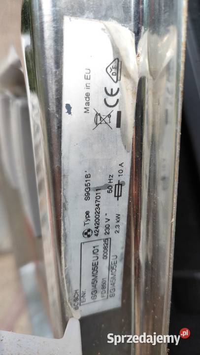 Przycisk zasilania włącznik do zmywarki Bosch Zmywarki lubelskie sprzedam
