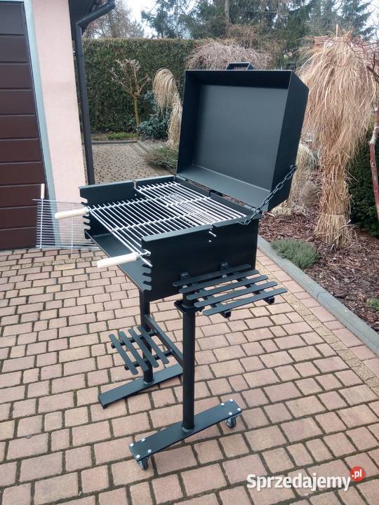 Solidny grill ogrodowy węglowy blacha 4 mm Damasławek sprzedam