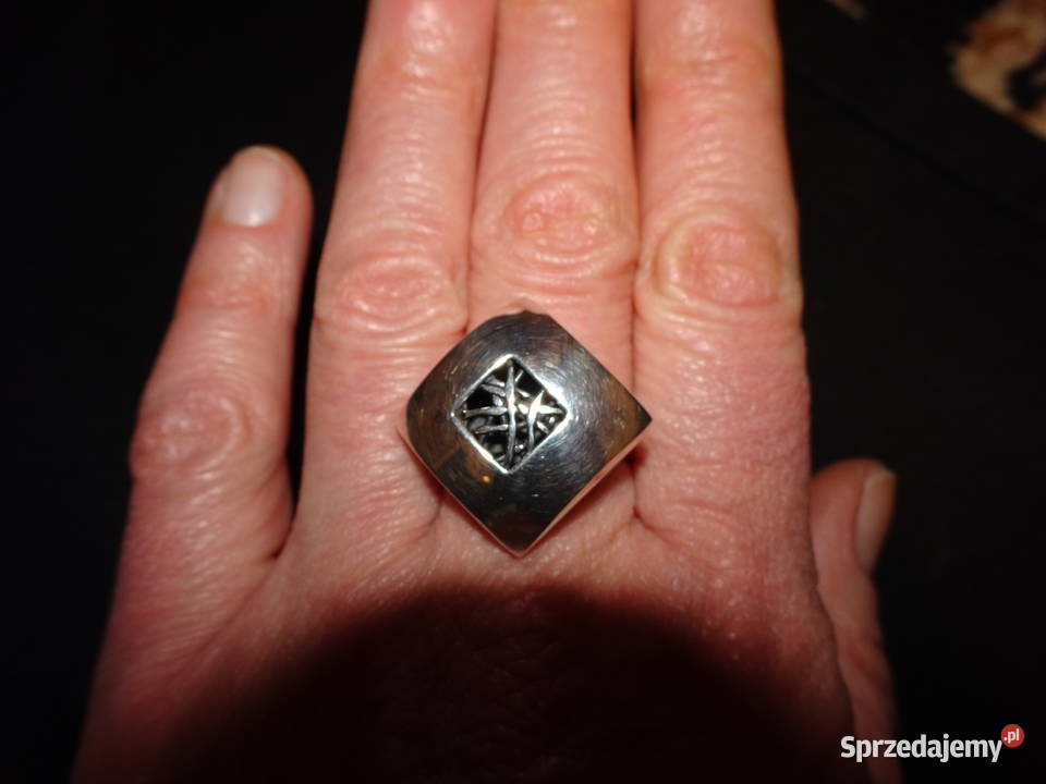 srebrny pierścionek rozmiar 17 Warszawa sprzedam
