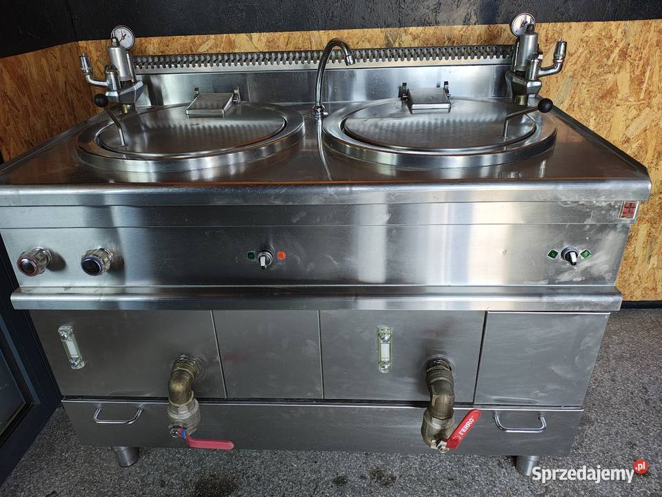 Kotły warzelne gastronomiczne elektryczne 2x50L Zabrze sprzedam