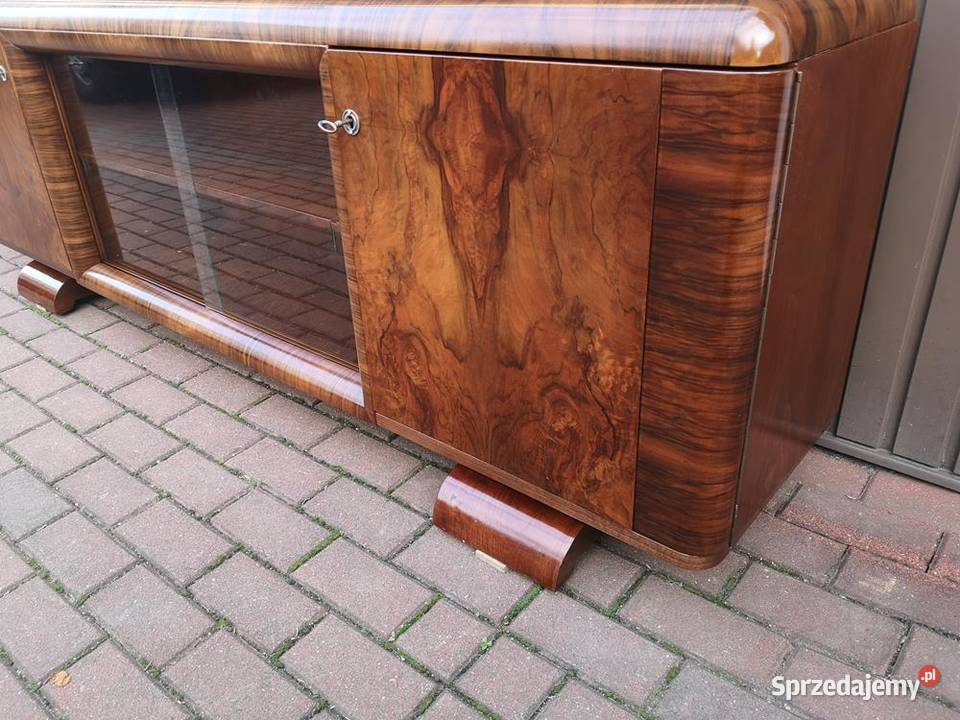 Komoda ARTDECO Orzech RTV Niska 210 Zgrabna Swarzędz