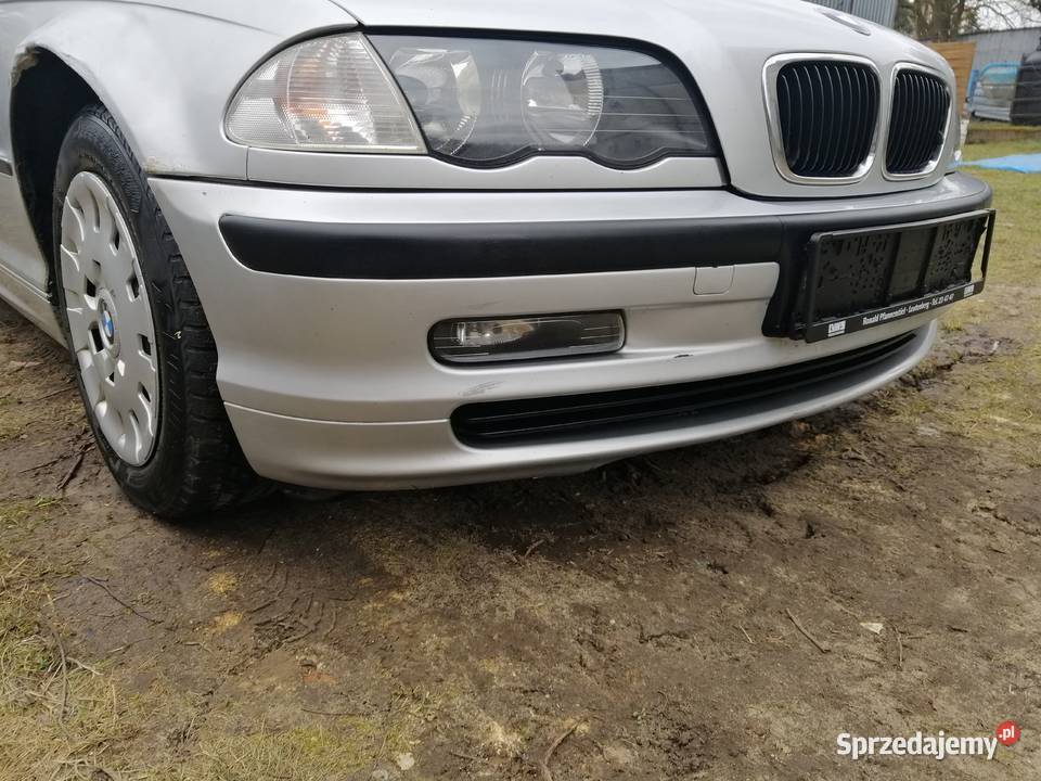Bmw e46 zderzak przód titansilber łódzkie Aleksandrów Łódzki