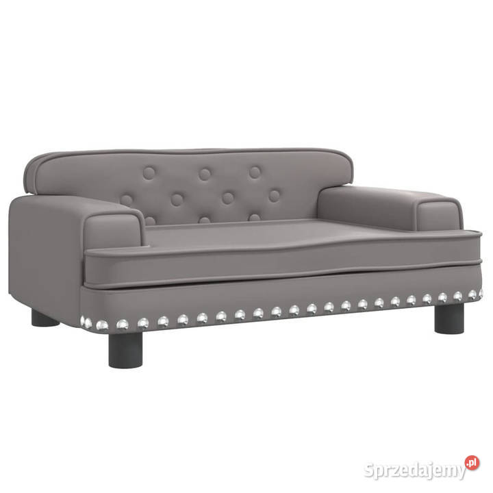 Sofa dzieci szara 70x45x30 sztuczna skóra Warszawa sprzedam