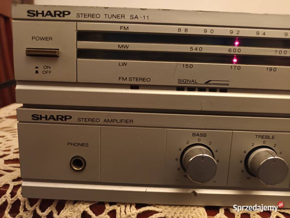 Amplituner Sharp SA 11 H Odbiera w Mono do Amplitunery Tychy sprzedam