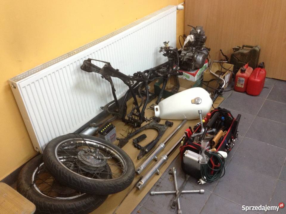 Motor Yamaha SR 250 Scrambler Street Flat Zielona Góra