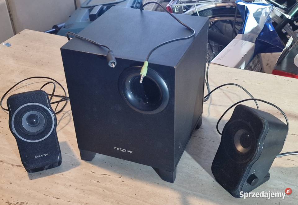 Głośniki Creative A220 21 zestaw z subwooferem Słuchawki i głośniki Słuchawki i głośniki Poznań sprzedam