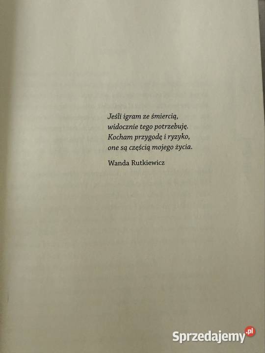 Książka Wanda Rutkiewicz biografia Anna Kamińska Książki naukowe i popularnonaukowe Czerwionka-Leszczyny sprzedam