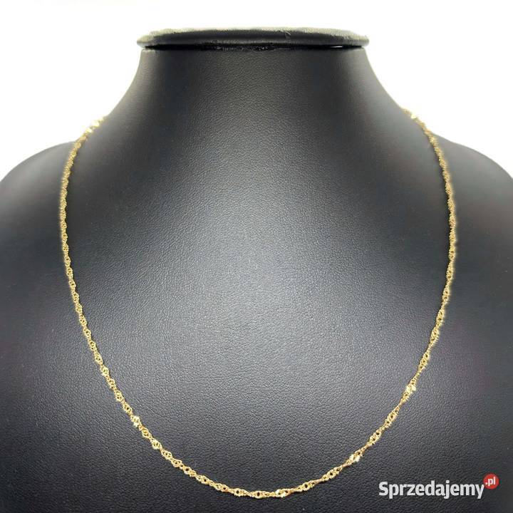Złoty Łańcuszek Próby 375 169g Długość 46 złoto Elbląg