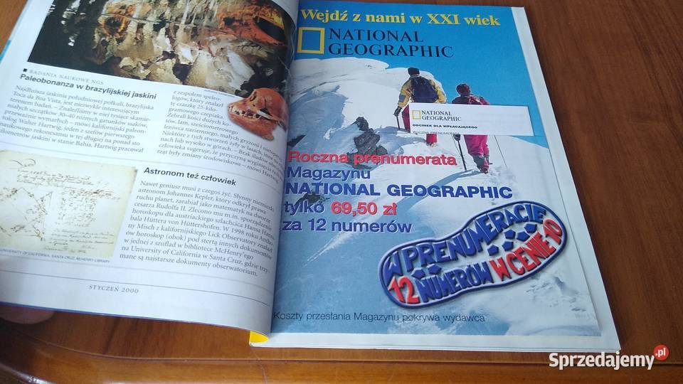 NATIONAL GEOGRAPHIC Polska vol 2 1 4 2000 Piękno Czasopisma Gdańsk