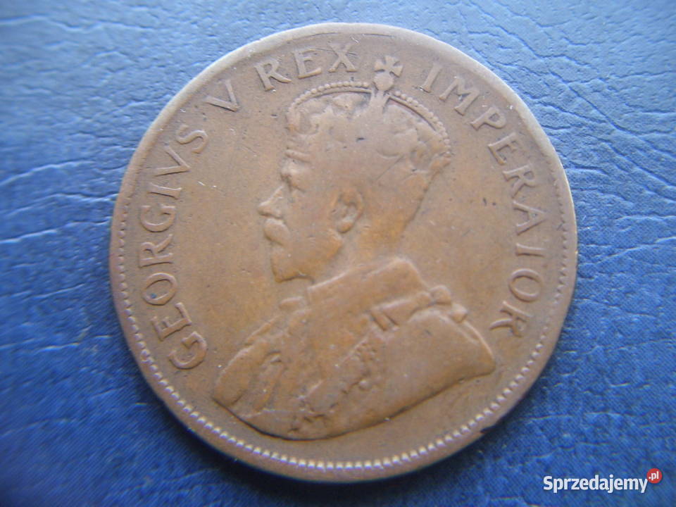 Stare monety 1 pens 1928 Afryka Południowa Lesko