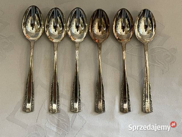 Zestaw 6 platerowanych łyżeczek do kawy Kraków