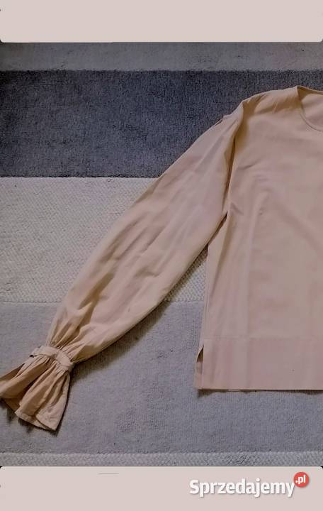 Stradivarius Bluzka koszula beż wiskoza bawełna wielkopolskie Leszno sprzedam