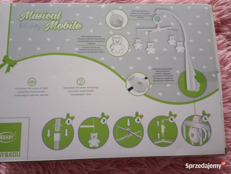 Karuzela pluszowa Sowa 4Baby Szczecin