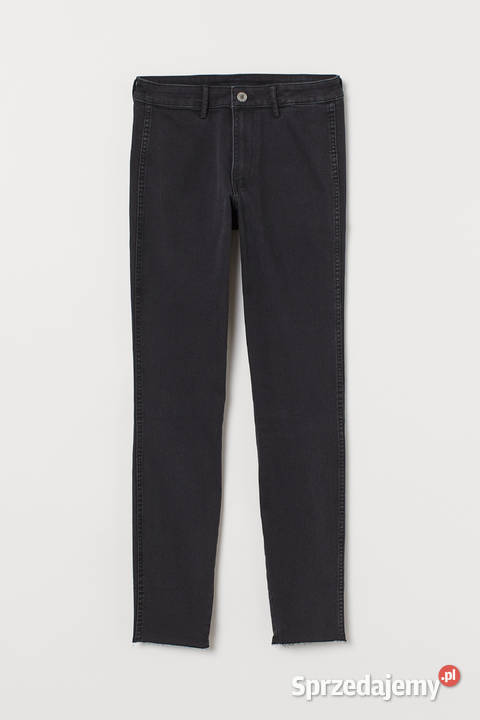 Spodnie jeansy HM 36 czarne dżinsy 3XL skinny H&M Szczecin