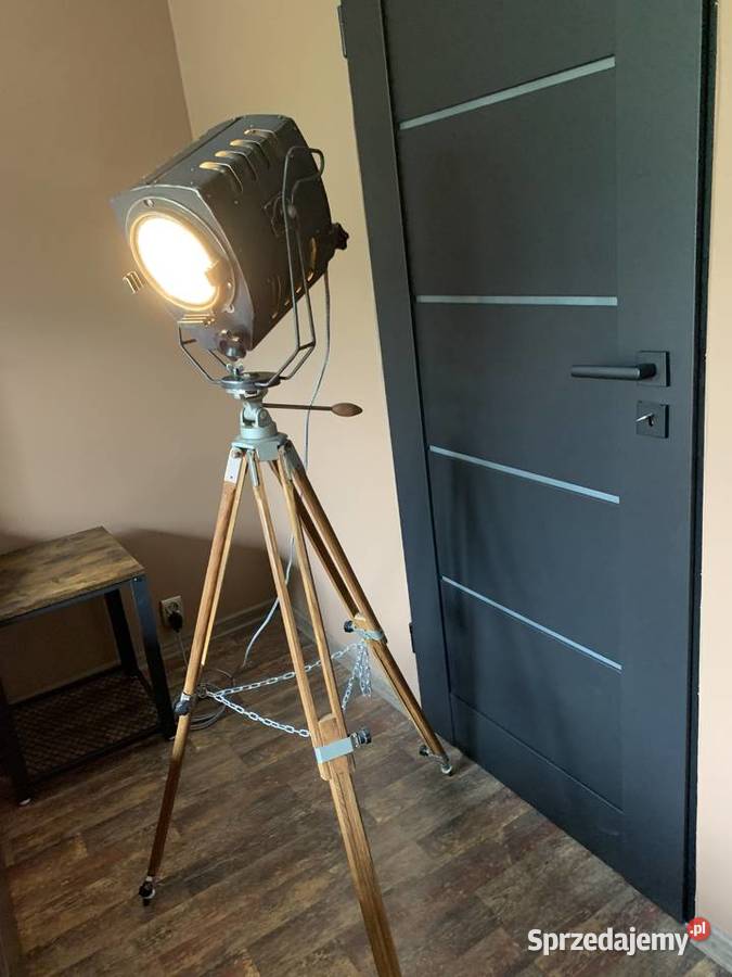 Lampa loft podłogowa lata 70 teatralna Fotele Fotele Poznań