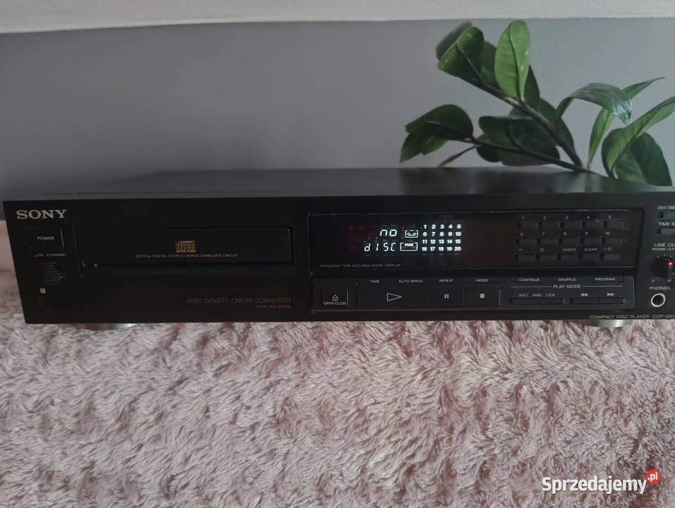 Odtwarzacz CD Sony cdp 690 Odtwarzacze CD i MD Trzebuska