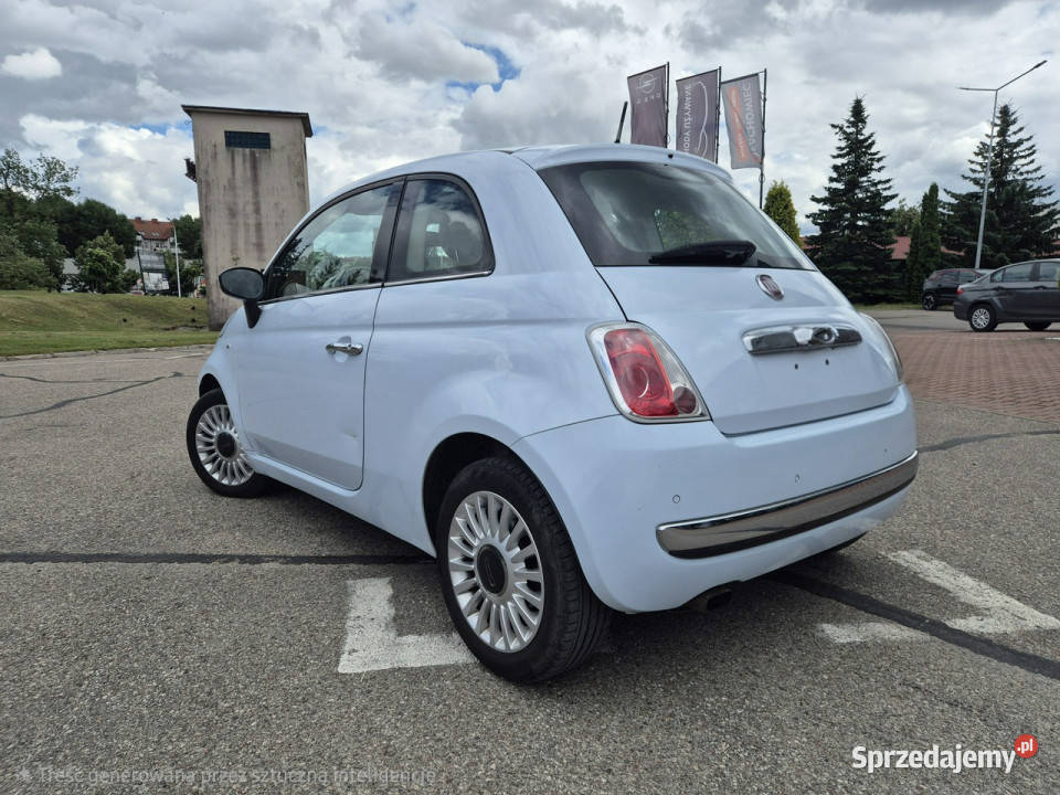 Fiat 500 Lounge 14 100 automat AT5 I 2007 Giżycko