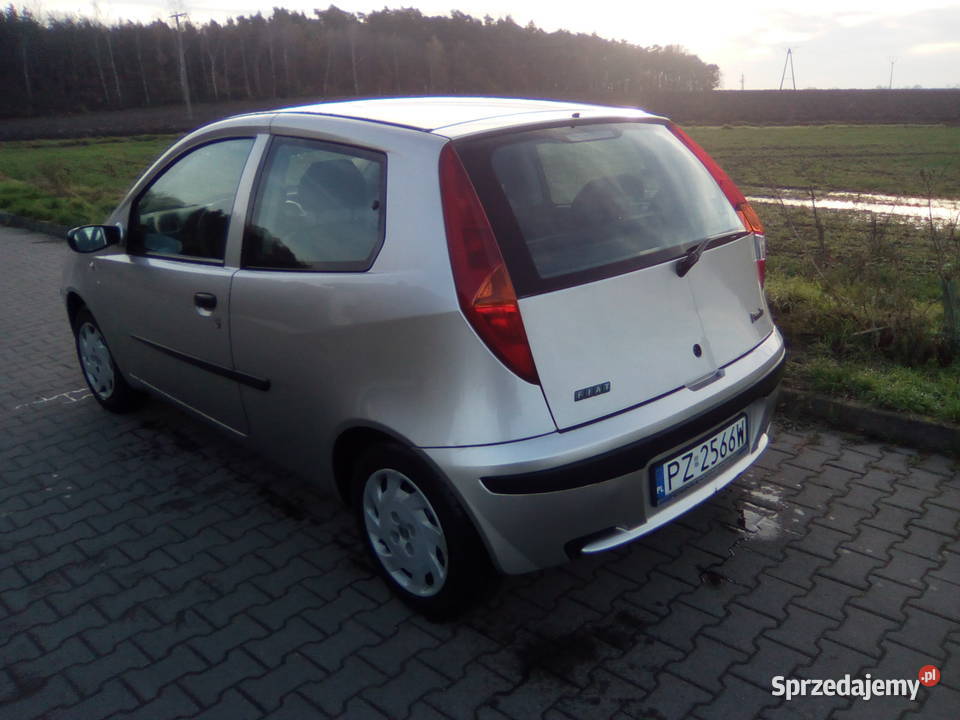 2002 Fiat Punto II 12 16V Dynamic 3d klima Poznań