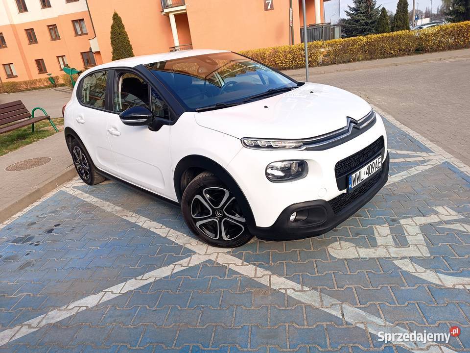 Citroen C3 16HDI 75 2018RNAVIKLIMALEDMAŁY welurowa tapicerka mazowieckie Żyrardów